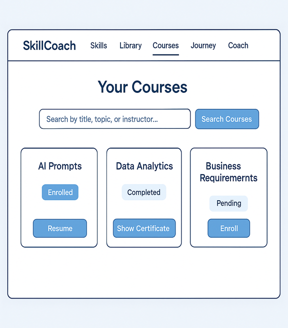 Your Courses